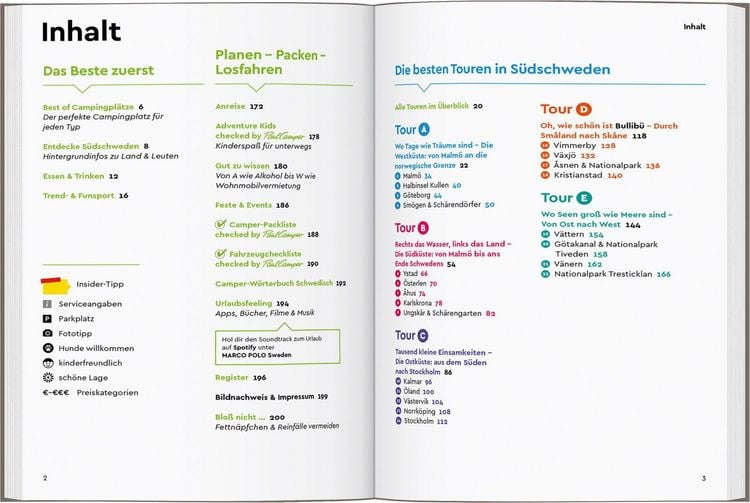 Produktbild: MARCO POLO Camper Guide S&uuml;dschweden