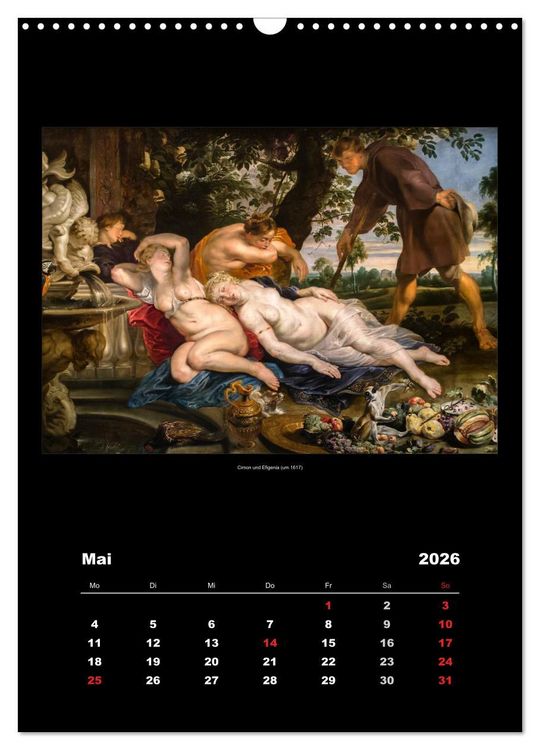 Produktbild: Peter Paul Rubens - Rubens (Wandkalender 2026 DIN A3 hoch), CALVENDO Monatskalender