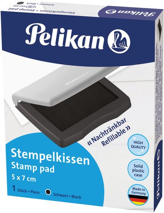Produktbild: Pelikan Stempelkissen Kunststoff schwarz 5x7cm