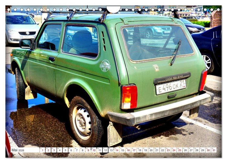 Produktbild: LADA NIVA - 4x4 aus der UdSSR (Wandkalender 2026 DIN A4 quer), CALVENDO Monatskalender