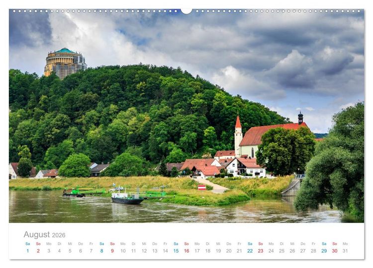 Produktbild: Regensburg - Welterbestadt an der Donau (hochwertiger Premium Wandkalender 2026 DIN A2 quer), Kunstdruck in Hochglanz