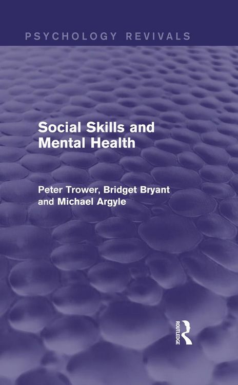 Produktbild: Social Skills and Mental Health (Psychology Revivals)