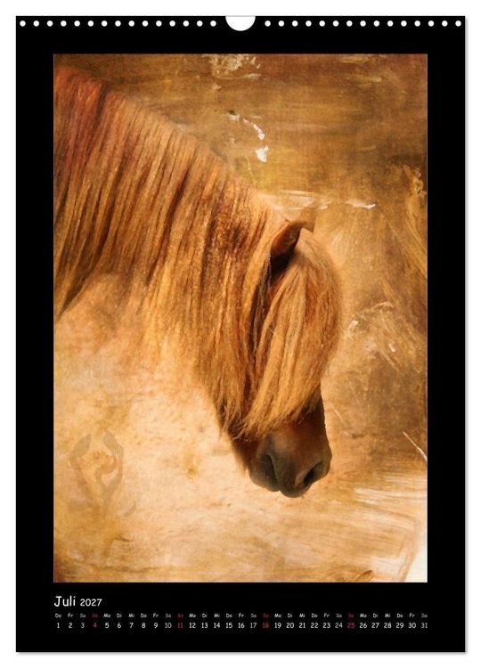 Produktbild: Art Horse 2027 (Wandkalender 2027 DIN A3 hoch), CALVENDO Monatskalender