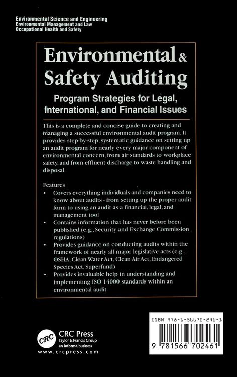 Produktbild: Environmental and Safety Auditing