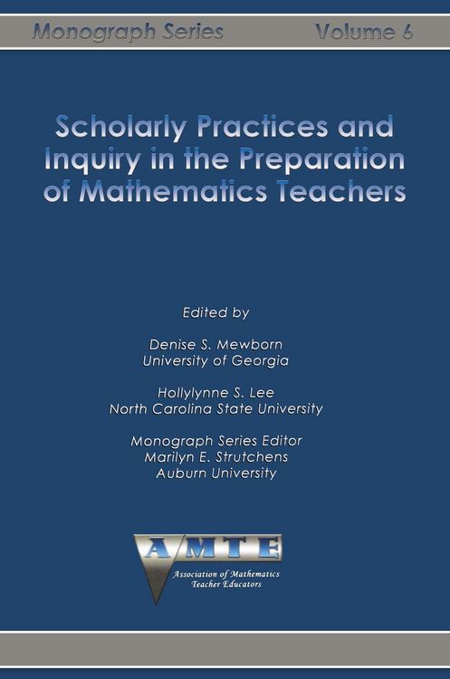 Produktbild: Scholarly Practices and Inquiry in the Preparation of Mathematics Teachers