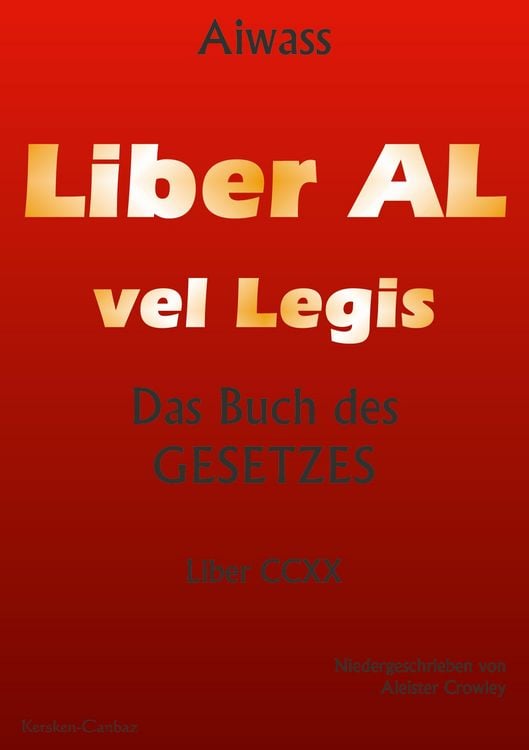 Produktbild: Liber Al vel Legis