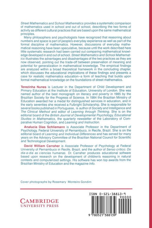 Produktbild: Street Mathematics and School Mathematics