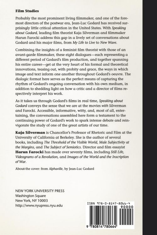 Produktbild: Speaking about Godard