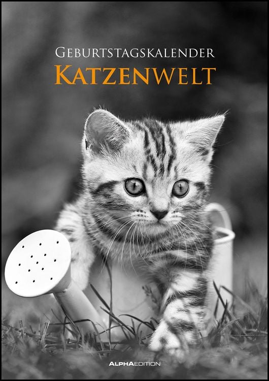 Produktbild: Geburtstagskalender Katzenwelt - immerwährend - (21 x 30)