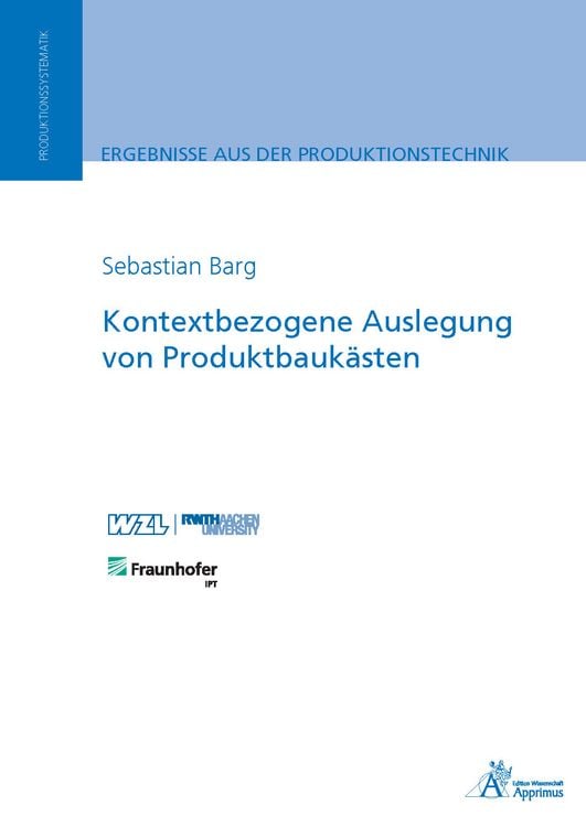 Produktbild: Kontextbezogene Auslegung von Produktbauk&auml;sten