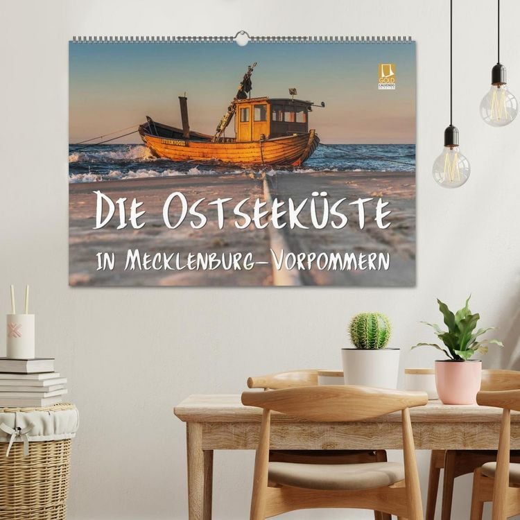 Produktbild: Die Ostseek&uuml;ste in Mecklenburg-Vorpommern (Wandkalender 2026 DIN A2 quer), CALVENDO Monatskalender