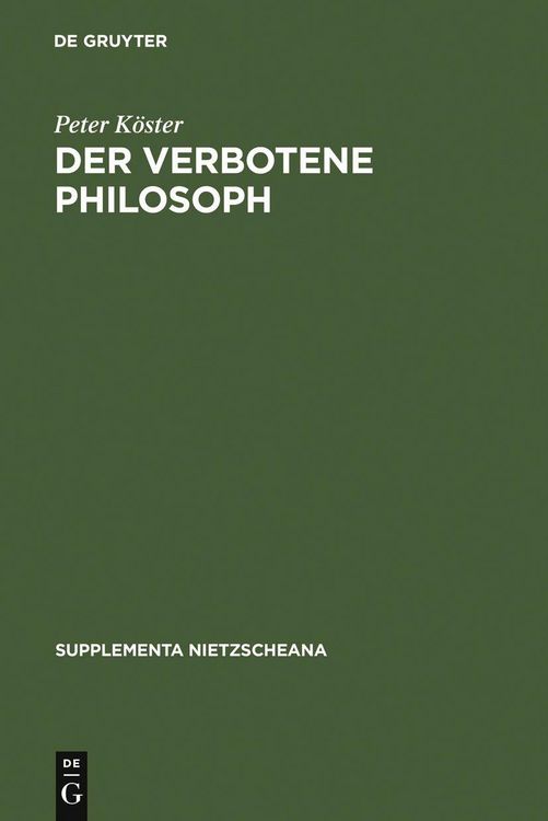 Produktbild: Der verbotene Philosoph
