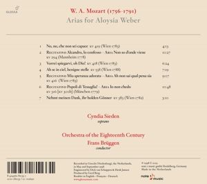 Produktbild: Arias for Aloysia Weber