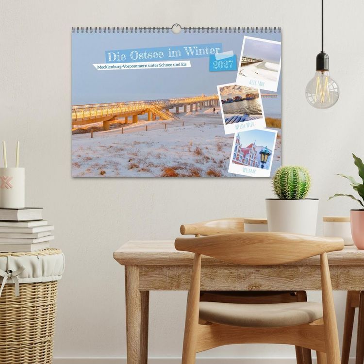 Produktbild: Die Ostsee im Winter (Wandkalender 2027 DIN A3 quer), CALVENDO Monatskalender
