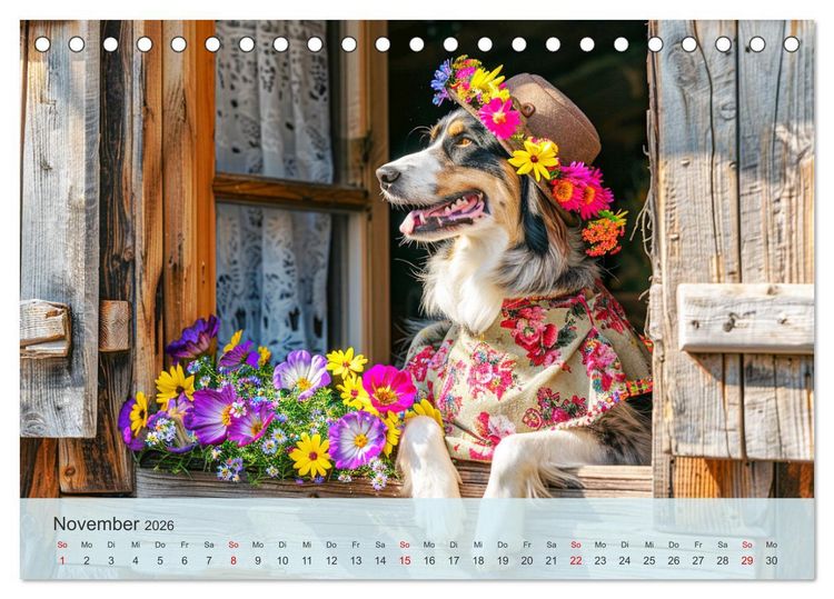 Produktbild: Fenstergucker auf der Alm. Lustige Tiere im Sommer auf dem Bergbauernhof (Tischkalender 2026 DIN A5 quer), CALVENDO Monatskalender