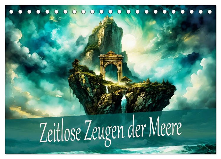 Produktbild: Zeitlose Zeugen der Meere (Tischkalender 2026 DIN A5 quer), CALVENDO Monatskalender