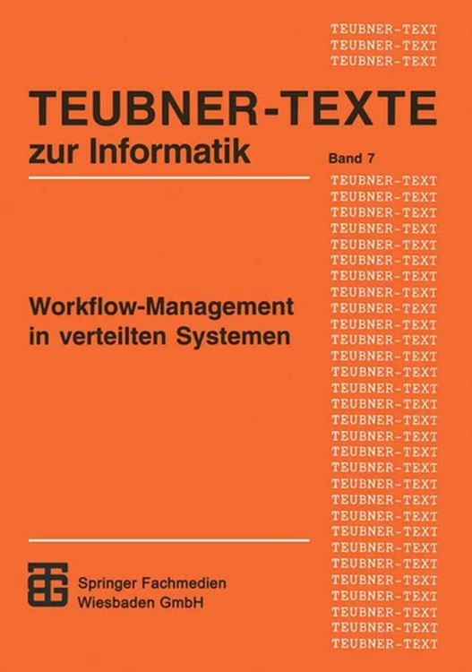 Produktbild: Workflow-Management in verteilten Systemen