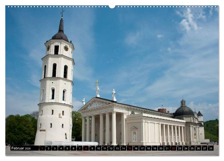 Produktbild: Hauptst&auml;dte des Baltikums (hochwertiger Premium Wandkalender 2026 DIN A2 quer), Kunstdruck in Hochglanz