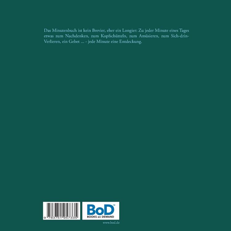 Produktbild: Das Minutenbuch Band II