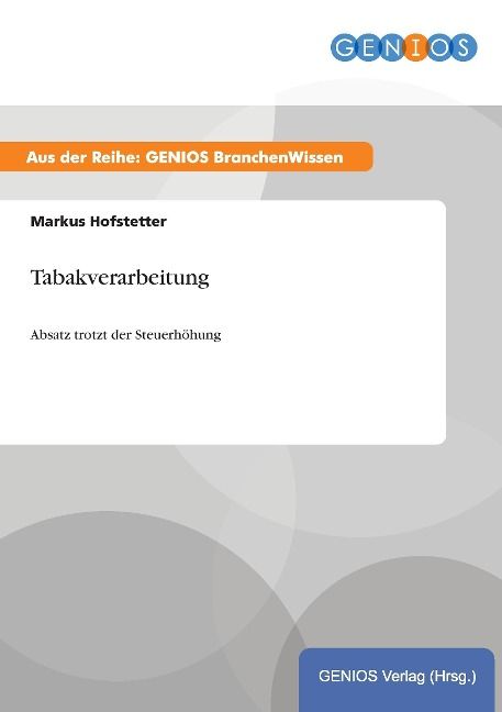Produktbild: Tabakverarbeitung