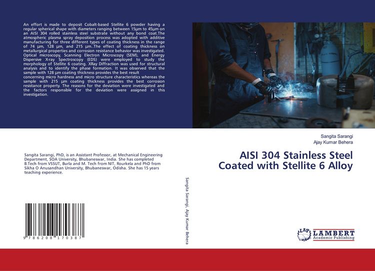 Produktbild: AISI 304 Stainless Steel Coated with Stellite 6 Alloy