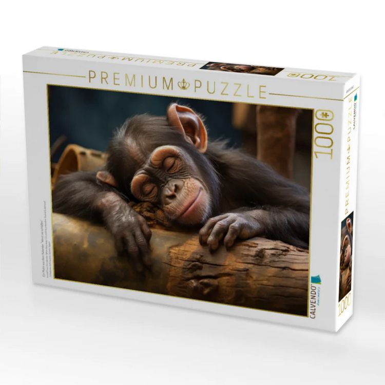 Produktbild: CALVENDO Puzzle Ein Motiv aus dem Kalender "Wenn sie schlafen" | 1000 Teile Lege-Gr&ouml;&szlig;e 64x48cm Foto-Puzzle f&uuml;r gl&uuml;ckliche Stunden