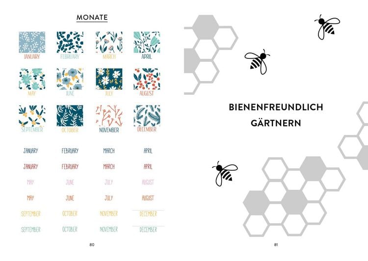 Produktbild: Bullet Journal &ndash; Stickerbuch Mein Garten: &Uuml;ber 700 Sticker f&uuml;r alle Gartenfreunde zum Planen, Beschriften und Dekorieren