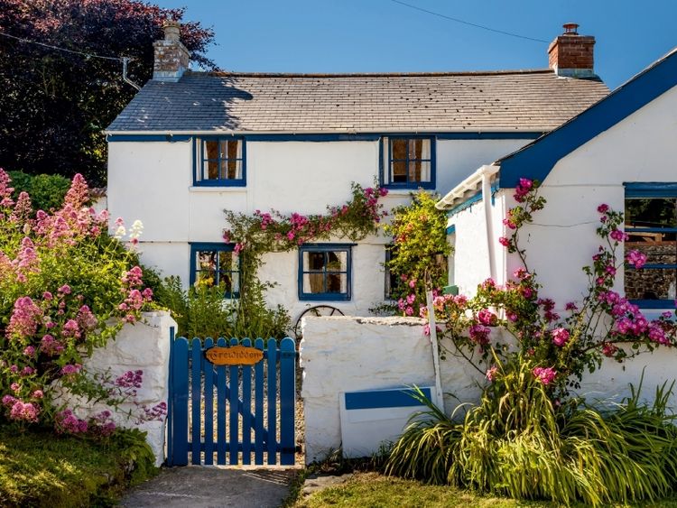 Produktbild: CALVENDO Puzzle Idyllisches Cottage in Landewednack am Lizard Point | 1000 Teile Lege-Gr&ouml;&szlig;e 64x48cm Foto-Puzzle f&uuml;r gl&uuml;ckliche Stunden