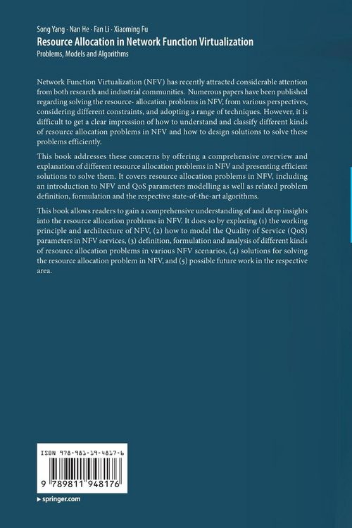 Produktbild: Resource Allocation in Network Function Virtualization