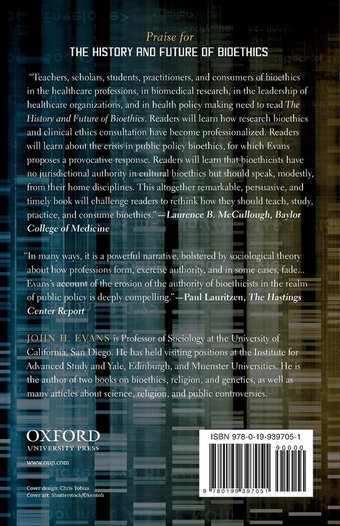 Produktbild: The History and Future of Bioethics