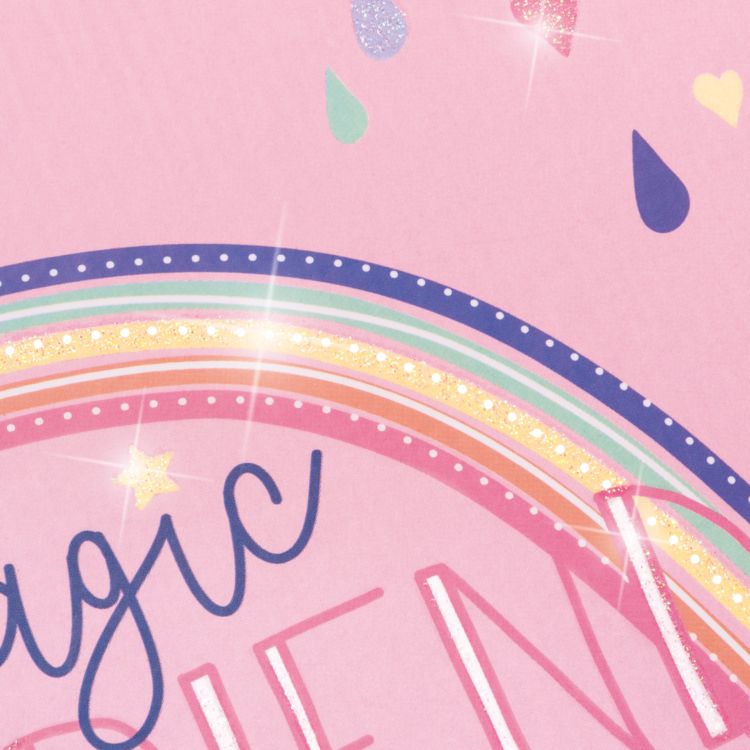 Produktbild: Brunnen Freundebuch Magic Rainbow &brvbar; 165&times;200 cm, 80 Seiten, rosa