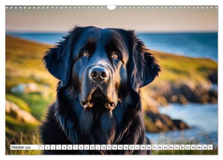 Produktbild: Neufundl&auml;nder - Liebenswerte B&auml;ren (Wandkalender 2026 DIN A3 quer), CALVENDO Monatskalender