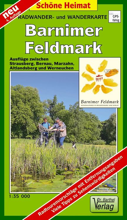 Produktbild: Radwander- und Wanderkarte Barnimer Feldmark