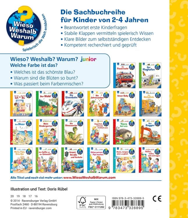 Produktbild: Wieso? Weshalb? Warum? junior, Band 13 - Welche Farbe ist das?