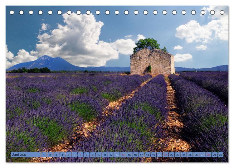 Produktbild: Wo die Provence am sch&ouml;nsten ist (Tischkalender 2026 DIN A5 quer), CALVENDO Monatskalender
