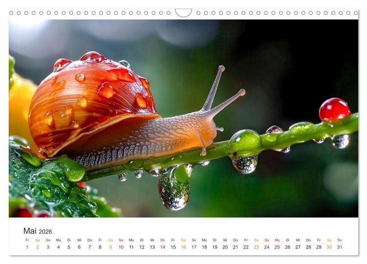 Produktbild: Zauber der Tropfen (Wandkalender 2026 DIN A3 quer), CALVENDO Monatskalender