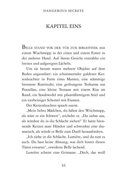 Produktbild: Disney &ndash; Dangerous Secrets 2: Belle und DAS ENDLOSE BUCH (Die Sch&ouml;ne und das Biest)