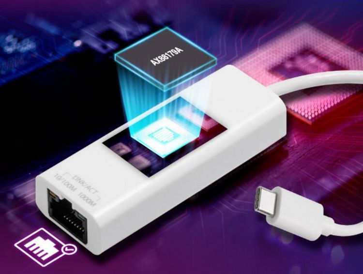 Produktbild: EDIMAX EU-4306C Netzwerkadapter 10 / 100 / 1000 MBit/s USB-C&reg;, RJ45