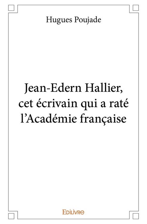 Produktbild: Jean edern hallier, cet ecrivain