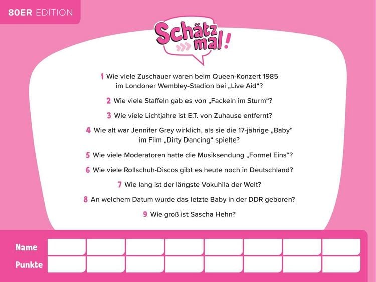 Produktbild: Sch&auml;tz mal! 80er Edition