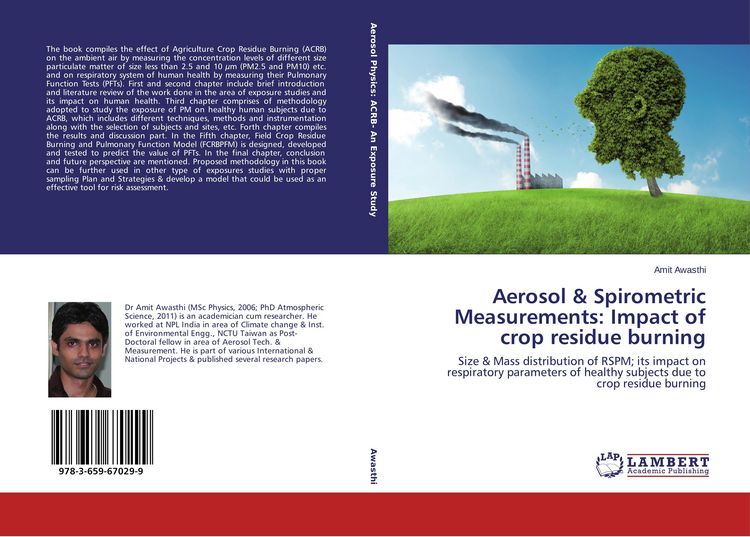 Produktbild: Aerosol & Spirometric Measurements: Impact of crop residue burning