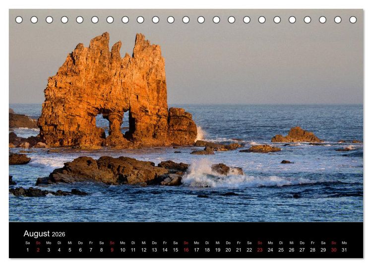 Produktbild: Wildes Nordspanien (Tischkalender 2026 DIN A5 quer), CALVENDO Monatskalender