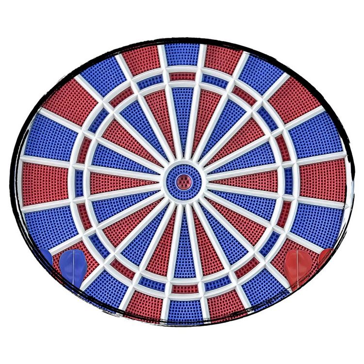 Produktbild: CARROMCO ELEKTRONIK DARTBOARD STRIKER-601, MIT ADAPTER, 2-LOCH ABSTAND