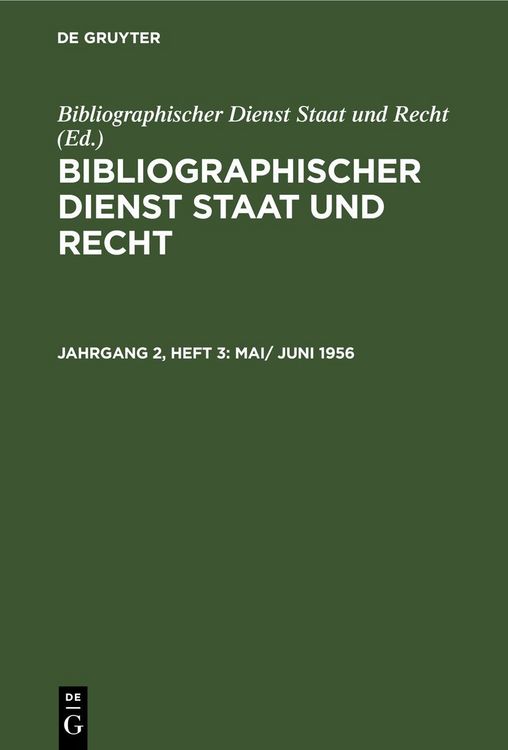 Produktbild: Mai/ Juni 1956