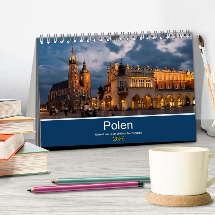 Produktbild: Polen - Reise durch unser sch&ouml;nes Nachbarland (Tischkalender 2026 DIN A5 quer), CALVENDO Monatskalender