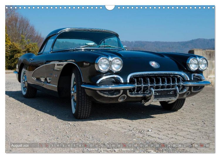 Produktbild: Corvette - Die US Ikone 2026 (Wandkalender 2026 DIN A3 quer), CALVENDO Monatskalender