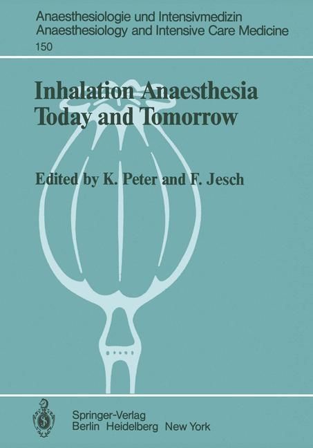 Produktbild: Inhalation Anaesthesia Today and Tomorrow