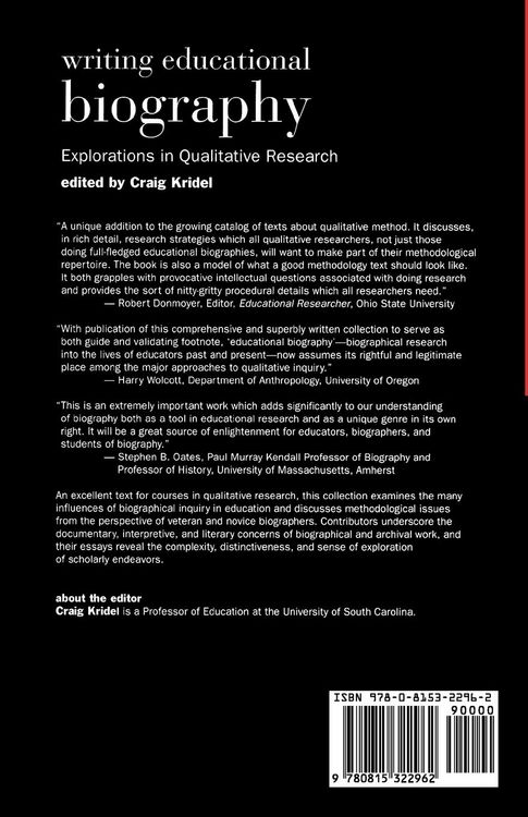 Produktbild: Writing Educational Biography