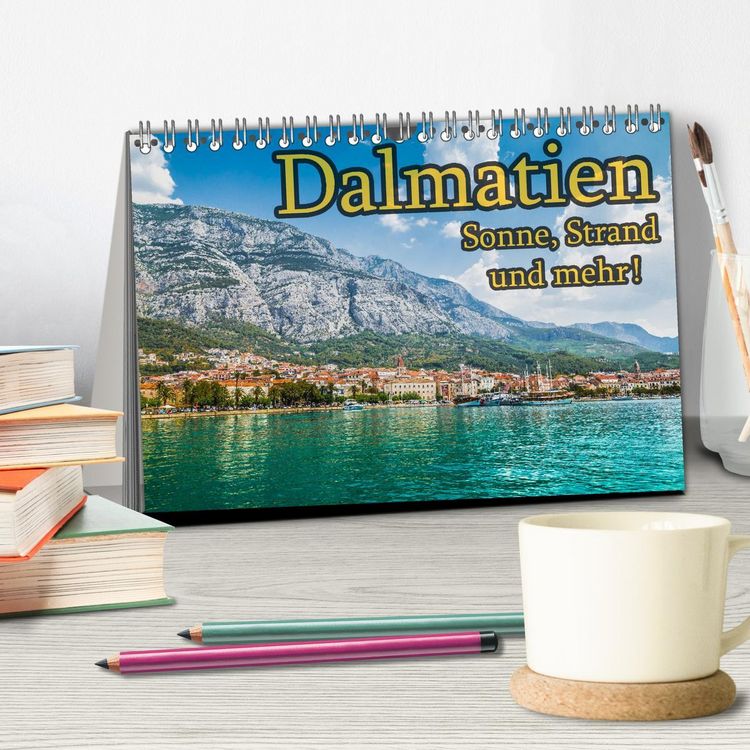 Produktbild: Dalmatien - Sonne, Strand und mehr (Tischkalender 2026 DIN A5 quer), CALVENDO Monatskalender