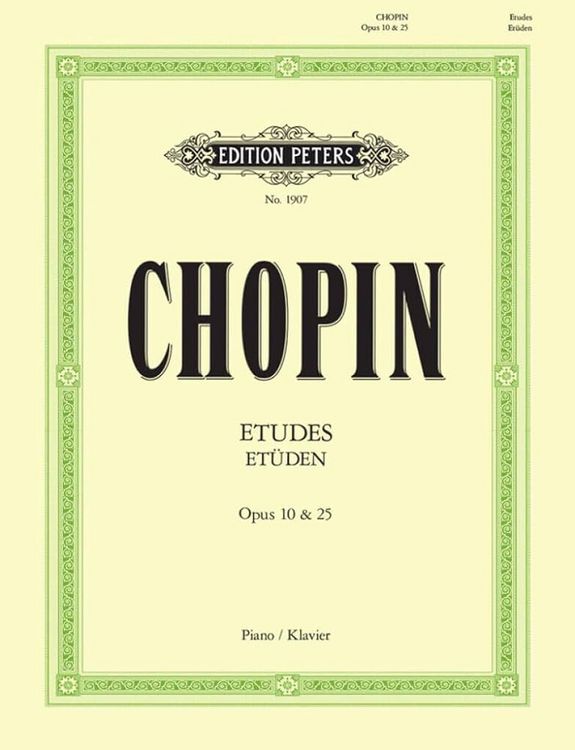 Produktbild: Et&uuml;den op. 10 &middot; op. 25 &middot; 3 Et&uuml;den ohne op.-Zahl